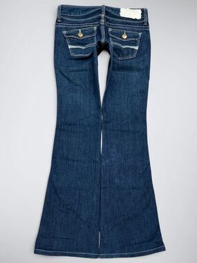Japanese Archival Brappers Big John Low Rise Rainbow Stitch Flare Jeans
